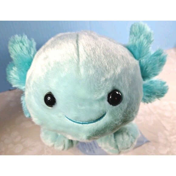 Build A Bear Workshop Exclusive Mint Blue Axolotl Plush Stuffed Animal 18" EC - Picture 11 of 11